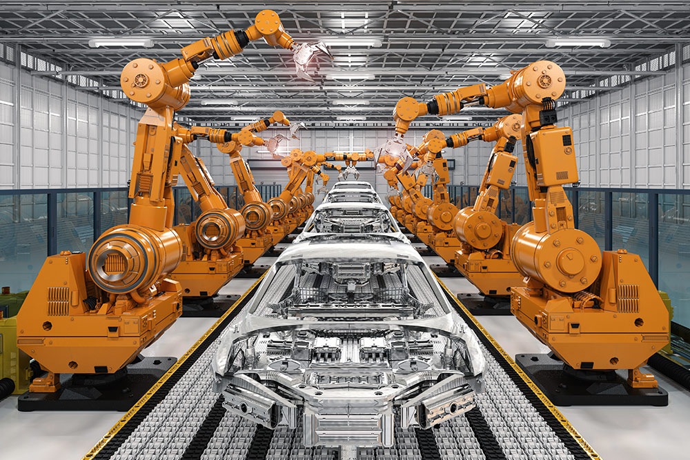 Smart-Factory-Automobilindustrie