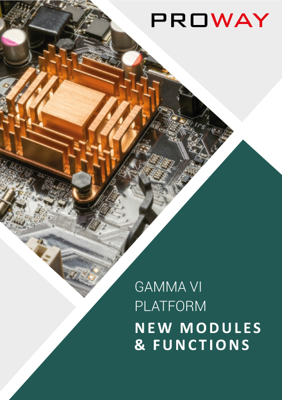Broschüre-Gamma-Plattform-Module-Funktionen